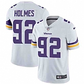 Nike Men & Women & Youth Vikings 92 Jalyn Holmes White NFL Vapor Untouchable Limited Jersey,baseball caps,new era cap wholesale,wholesale hats